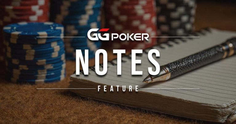 使用 GGPoker 内置笔记功能